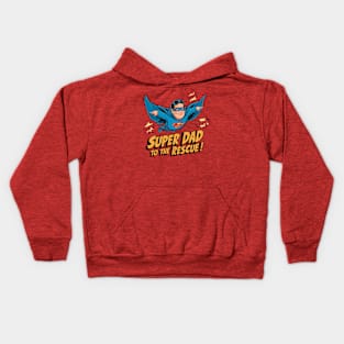 Super Dad to the Rescue - Father's Day Kids Hoodie